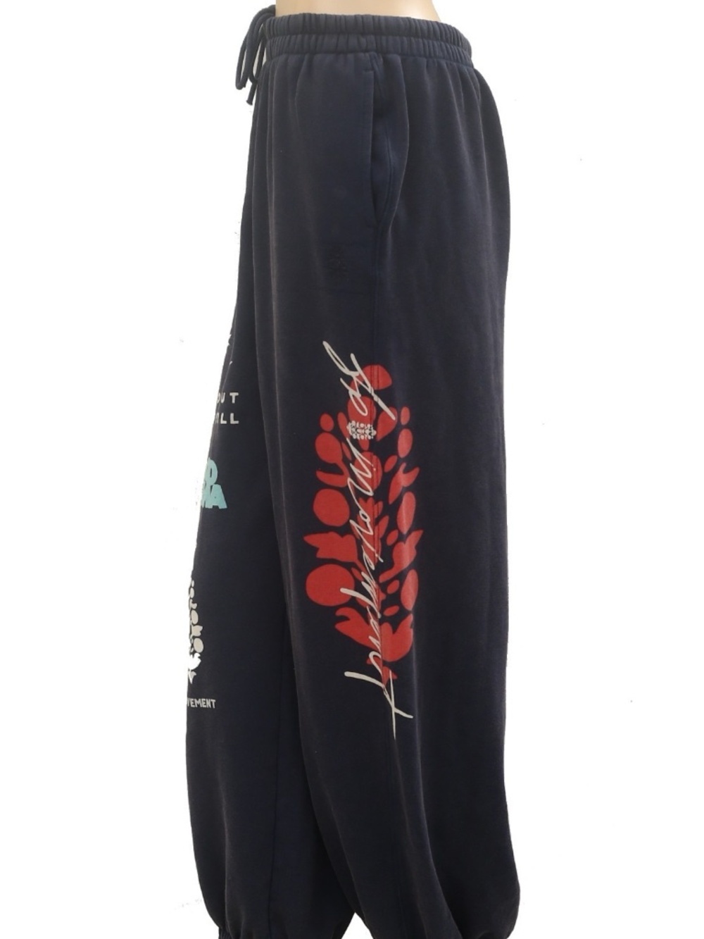 FP GRAPHIC PRINT PANTS IN MIDNIGHT COMBO